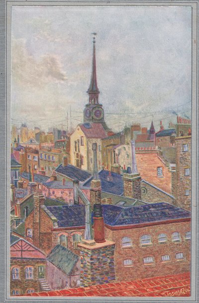 Von meinem Fenster, aus Allies in Art veröffentlicht ca. 1925 von Joseph Gee